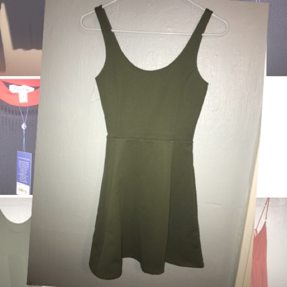 Army green dress